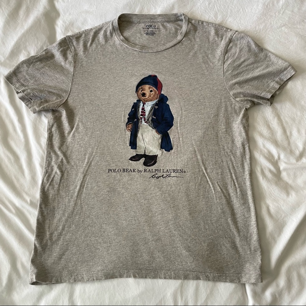Ralph Lauren Polo Bear Gray T-Shirt